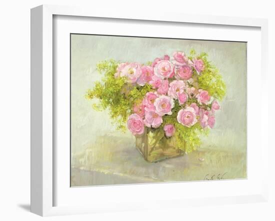 Alchemilla and Roses, 1999-Timothy Easton-Framed Giclee Print