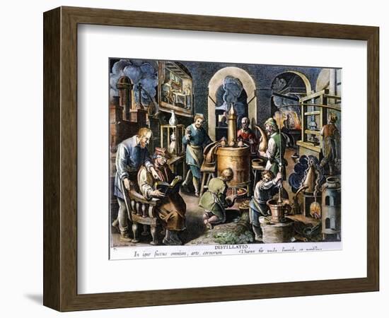 Alchemy: Laboratory-Joan Galle-Framed Giclee Print