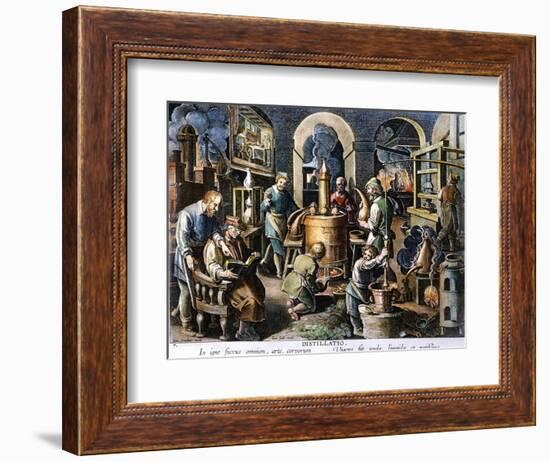 Alchemy: Laboratory-Joan Galle-Framed Giclee Print