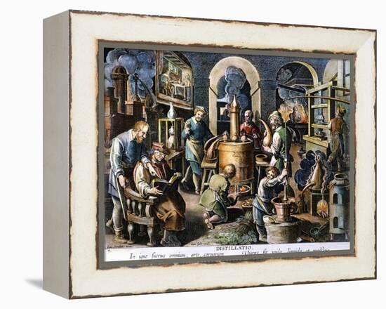 Alchemy: Laboratory-Joan Galle-Framed Premier Image Canvas