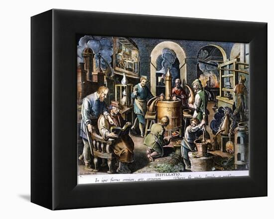 Alchemy: Laboratory-Joan Galle-Framed Premier Image Canvas
