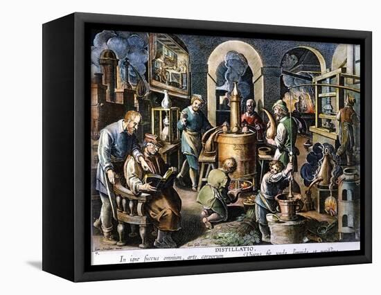 Alchemy: Laboratory-Joan Galle-Framed Premier Image Canvas