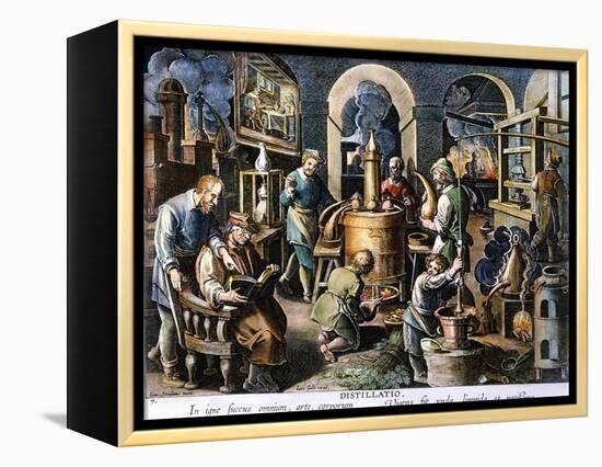 Alchemy: Laboratory-Joan Galle-Framed Premier Image Canvas