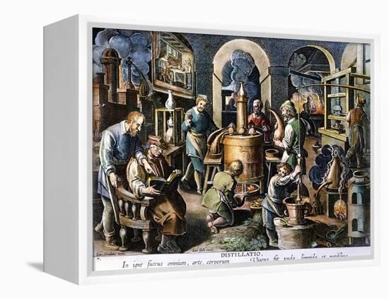 Alchemy: Laboratory-Joan Galle-Framed Premier Image Canvas