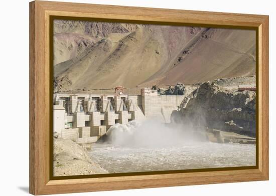 Alchi, the Dam along Indus River-Guido Cozzi-Framed Premier Image Canvas