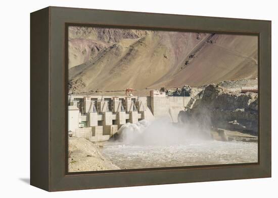 Alchi, the Dam along Indus River-Guido Cozzi-Framed Premier Image Canvas