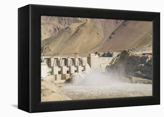 Alchi, the Dam along Indus River-Guido Cozzi-Framed Premier Image Canvas