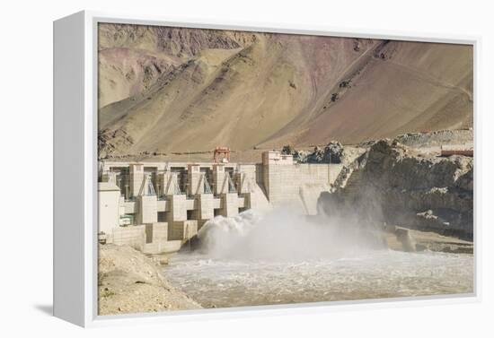 Alchi, the Dam along Indus River-Guido Cozzi-Framed Premier Image Canvas