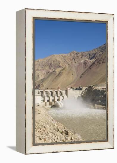 Alchi, the Dam along Indus River-Guido Cozzi-Framed Premier Image Canvas