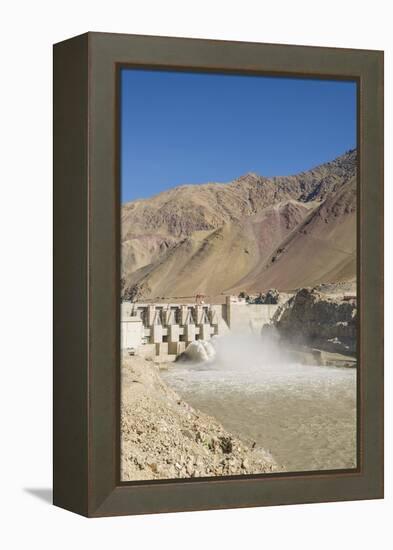 Alchi, the Dam along Indus River-Guido Cozzi-Framed Premier Image Canvas