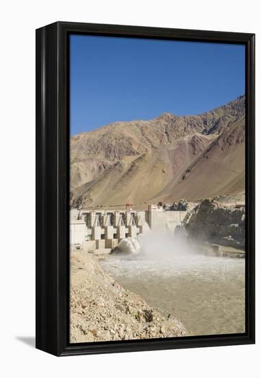 Alchi, the Dam along Indus River-Guido Cozzi-Framed Premier Image Canvas