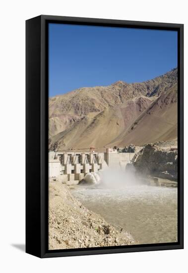 Alchi, the Dam along Indus River-Guido Cozzi-Framed Premier Image Canvas