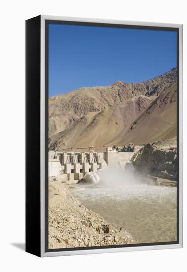 Alchi, the Dam along Indus River-Guido Cozzi-Framed Premier Image Canvas