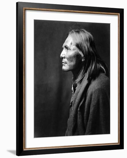 Alchise, Apache Indian-Edward S^ Curtis-Framed Photo