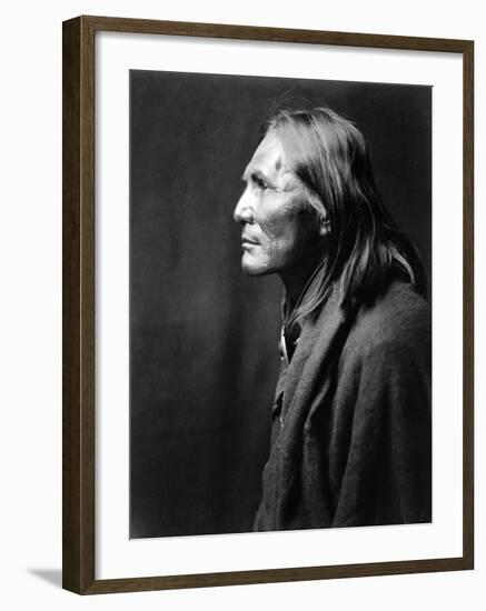 Alchise, Apache Indian-Edward S^ Curtis-Framed Photo