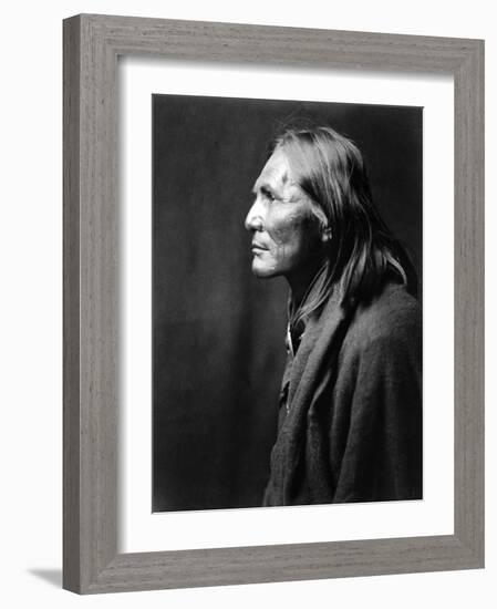 Alchise, Apache Indian-Edward S^ Curtis-Framed Photo