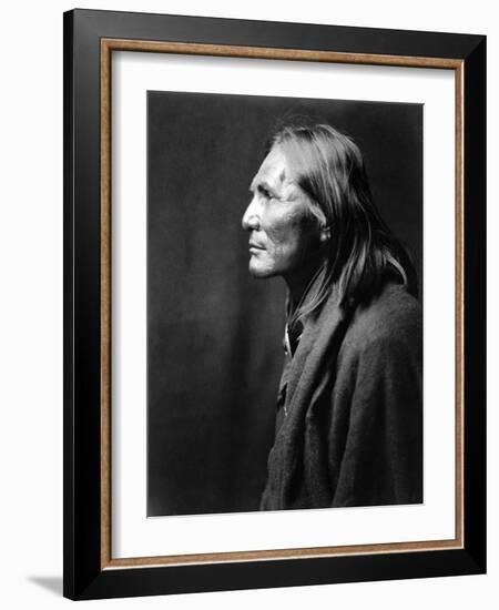 Alchise, Apache Indian-Edward S^ Curtis-Framed Photo