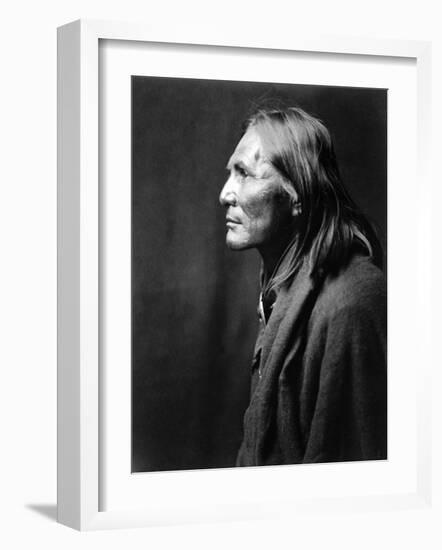 Alchise, Apache Indian-Edward S^ Curtis-Framed Photo