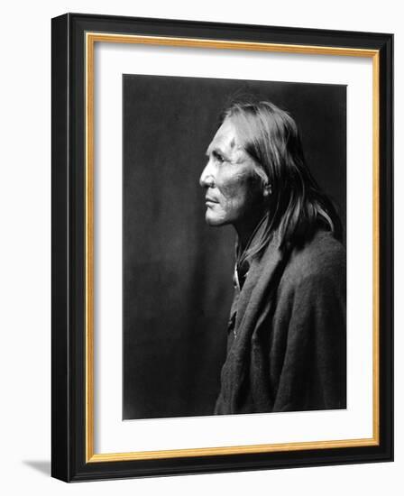 Alchise, Apache Indian-Edward S^ Curtis-Framed Photo