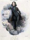 Caricature of George Sand circa 1848-Alcide Joseph Lorentz-Framed Premier Image Canvas