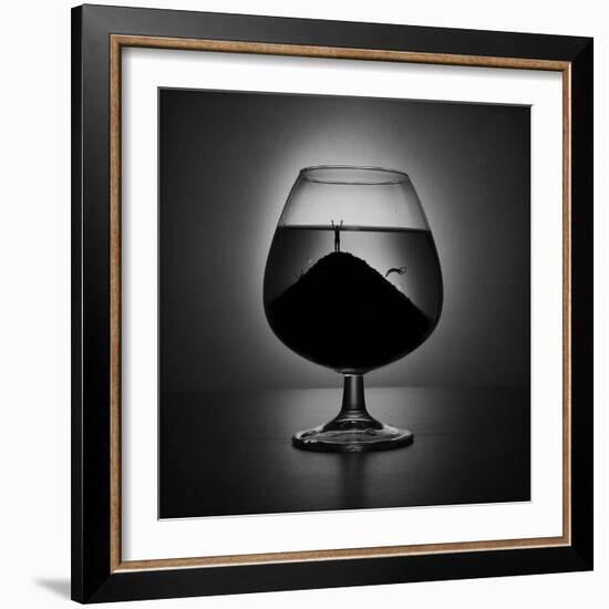 Alcoholism-Victoria Ivanova-Framed Photographic Print