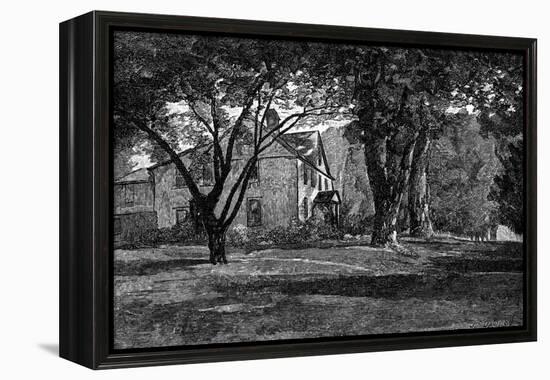 Alcott, Concord Mass Home-JR Davis-Framed Stretched Canvas