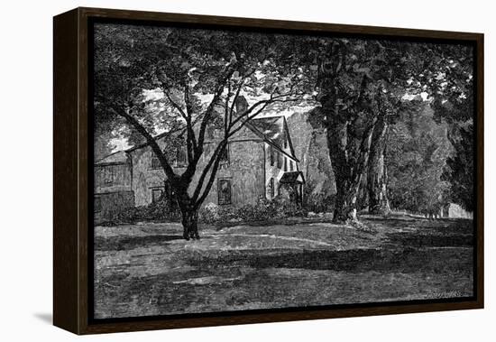 Alcott, Concord Mass Home-JR Davis-Framed Stretched Canvas