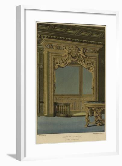 Alcove, Palais Du Louvre, Paris, 17th Century-null-Framed Giclee Print