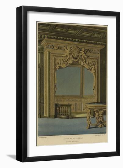 Alcove, Palais Du Louvre, Paris, 17th Century-null-Framed Giclee Print