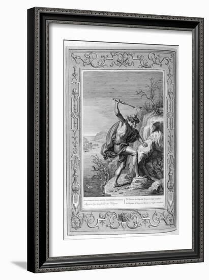 Alcyone and Ceyx Transformed into Birds, 1733-Bernard Picart-Framed Giclee Print