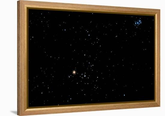 Aldebaran Star In the Constellation of Taurus-John Sanford-Framed Premier Image Canvas