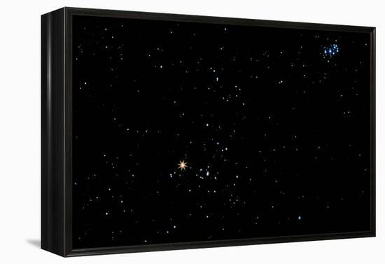 Aldebaran Star In the Constellation of Taurus-John Sanford-Framed Premier Image Canvas