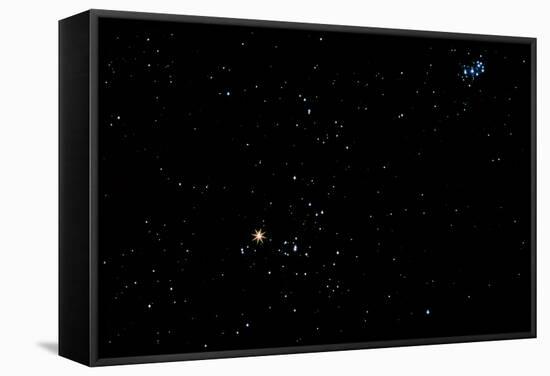 Aldebaran Star In the Constellation of Taurus-John Sanford-Framed Premier Image Canvas