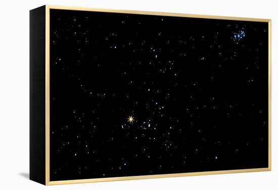 Aldebaran Star In the Constellation of Taurus-John Sanford-Framed Premier Image Canvas