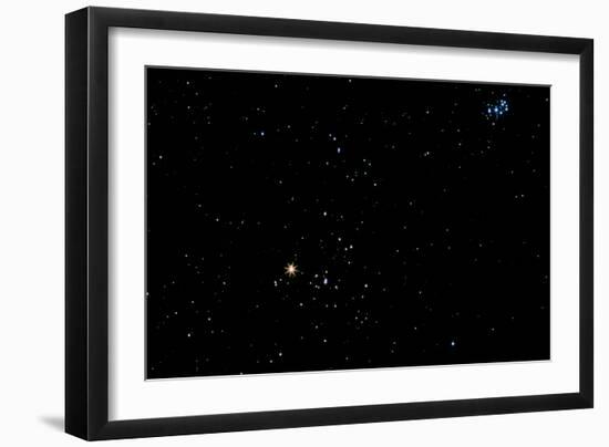 Aldebaran Star In the Constellation of Taurus-John Sanford-Framed Photographic Print