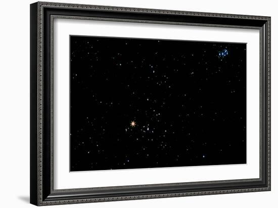 Aldebaran Star In the Constellation of Taurus-John Sanford-Framed Photographic Print