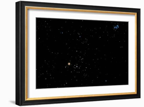 Aldebaran Star In the Constellation of Taurus-John Sanford-Framed Photographic Print