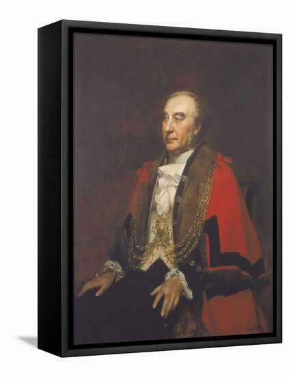 Alderman William Lawrence, Sherif, C1849-Alfred Edward Emslie-Framed Premier Image Canvas