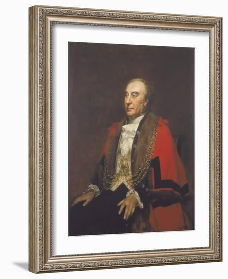 Alderman William Lawrence, Sherif, C1849-Alfred Edward Emslie-Framed Giclee Print