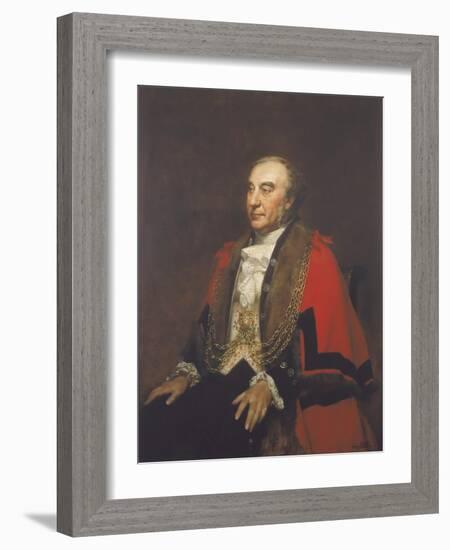 Alderman William Lawrence, Sherif, C1849-Alfred Edward Emslie-Framed Giclee Print