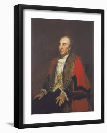 Alderman William Lawrence, Sherif, C1849-Alfred Edward Emslie-Framed Giclee Print