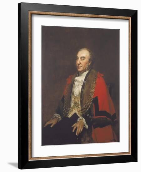 Alderman William Lawrence, Sherif, C1849-Alfred Edward Emslie-Framed Giclee Print