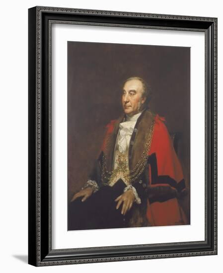 Alderman William Lawrence, Sherif, C1849-Alfred Edward Emslie-Framed Giclee Print