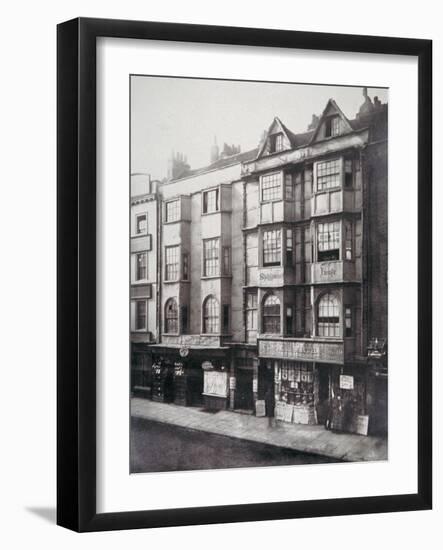 Aldersgate Street, City of London, 1879-Henry Dixon-Framed Giclee Print