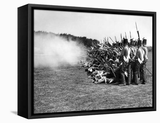 Aldershot Serrchlight Tattoo Rehearsal, 1932-Staff-Framed Premier Image Canvas