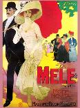 Mele Fashioned Couple Attract Old and Young People-Aldo Mazza-Mounted Art Print