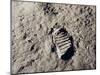 Aldrin's Footprint on the Moon, 1969-null-Mounted Giclee Print