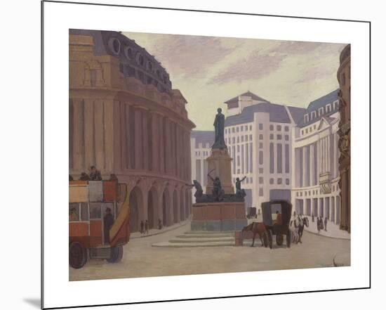 Aldwych-Robert Polhill Bevan-Mounted Premium Giclee Print