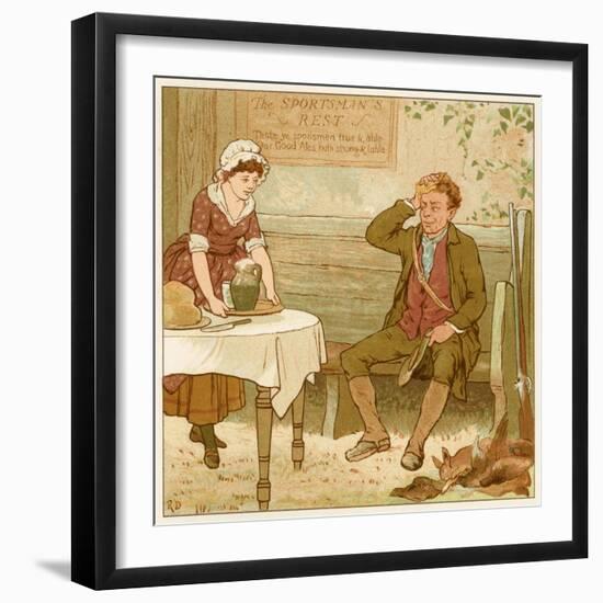 Ale at Public House-Robert Dudley-Framed Premium Giclee Print