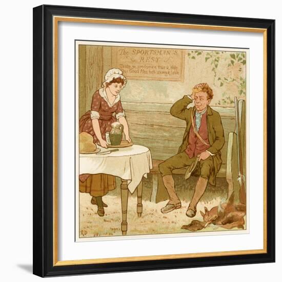 Ale at Public House-Robert Dudley-Framed Premium Giclee Print